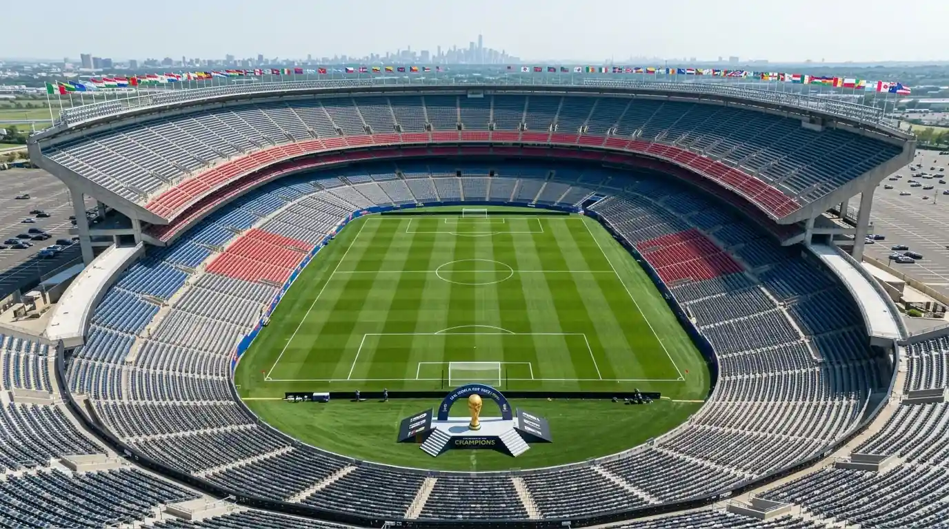 MetLife Stadium v New Jersey – dějiště finále mistrovství světa 2026